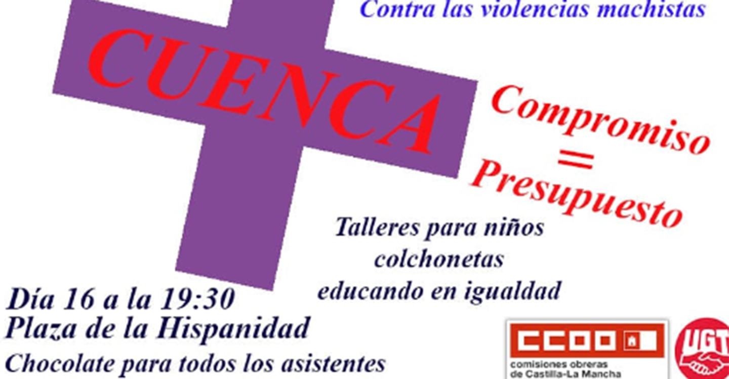 El PSOE de Cuenca apoya la Jornada contra las Violencias Machistas que se celebra mañana