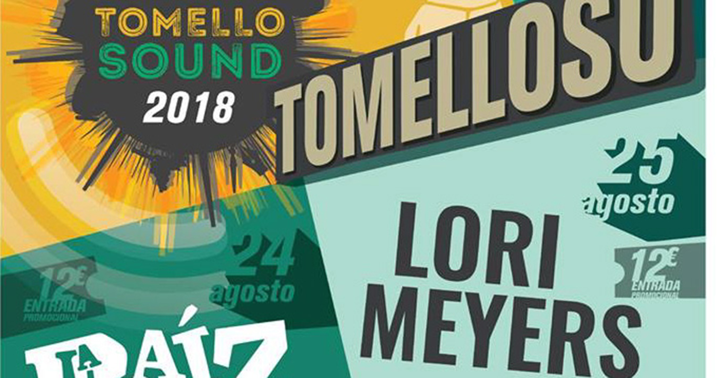 Ya están a la venta las entradas para el Tomellosound 2018