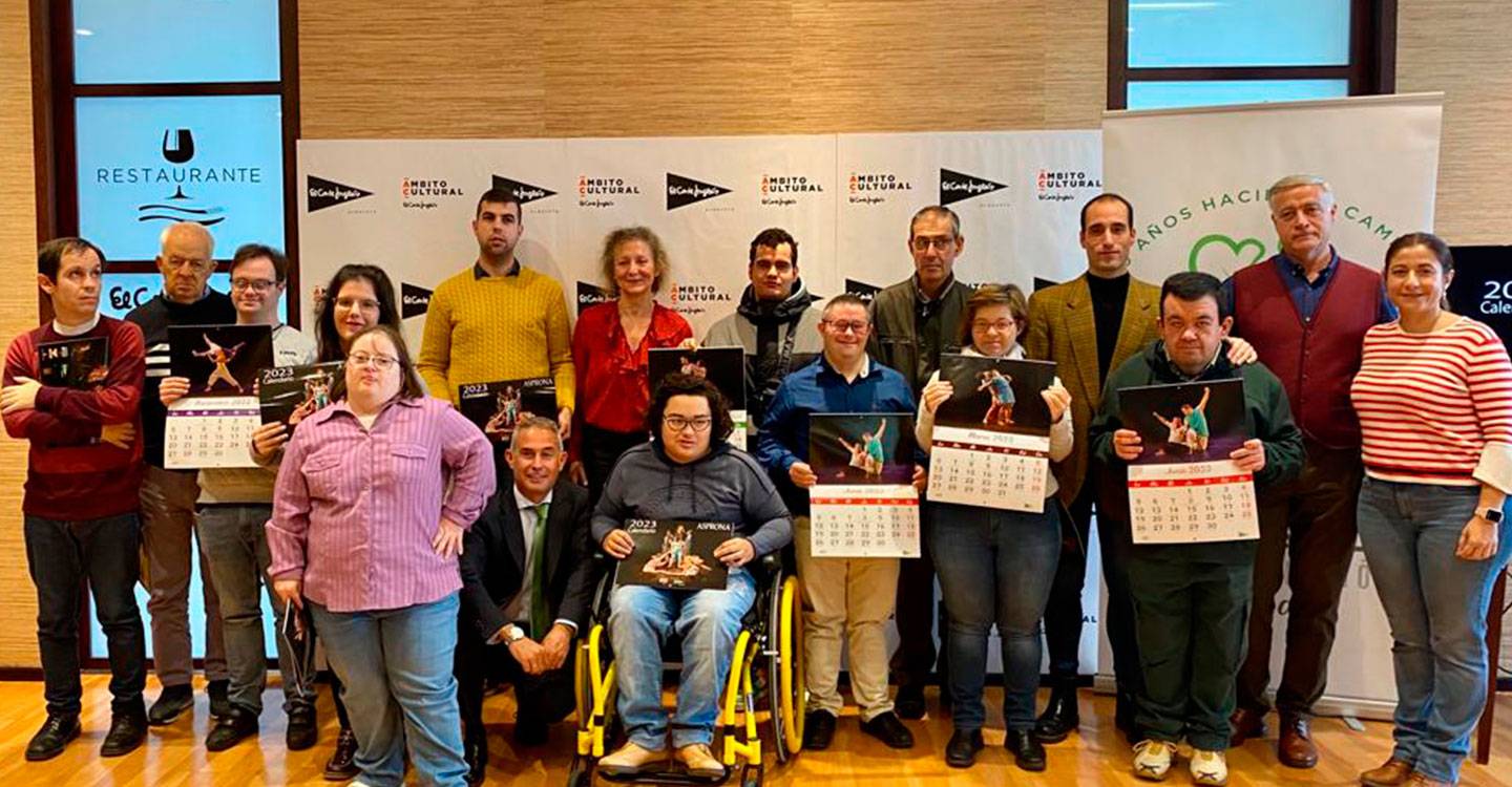 ASPRONA presenta un ‘Calendario Solidario 2023’ muy inclusivo