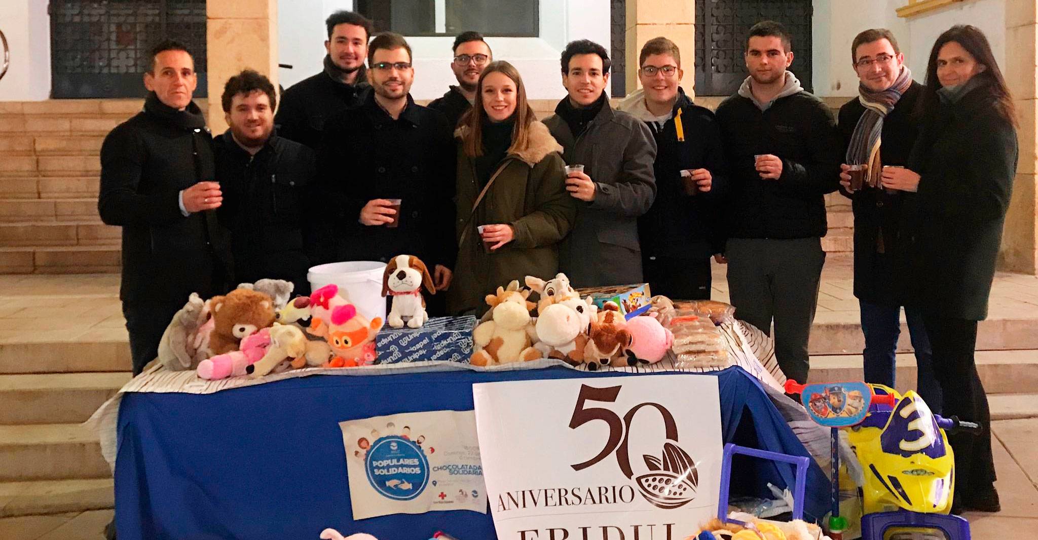 NNGG Almansa celebra una chocolatada solidaria