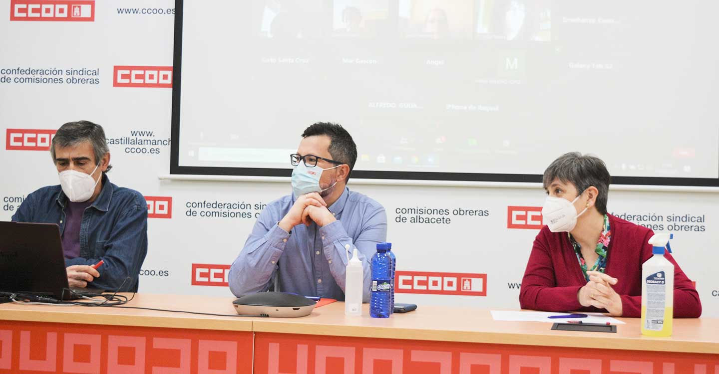 Alberto Jiménez, reelegido Secretario General de CCOO-Enseñanza Albacete