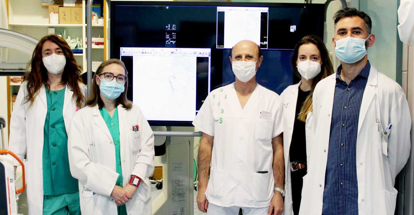 Cirujanos generales y radiólogos vasculares de Albacete planifican de forma conjunta las cirugías de cánceres de esófago