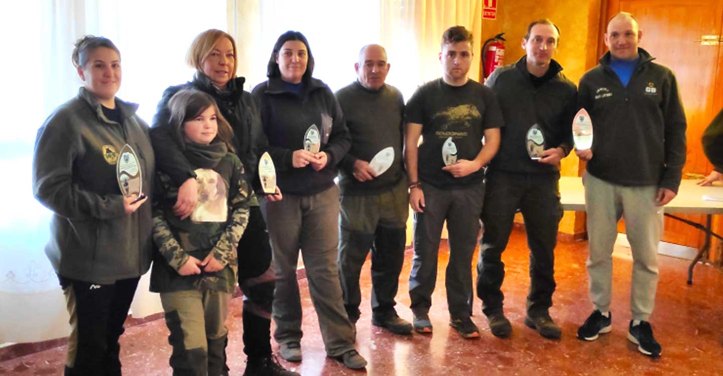 Daniel Torres Fernández, campeón provincial de caza menor con perro en Albacete