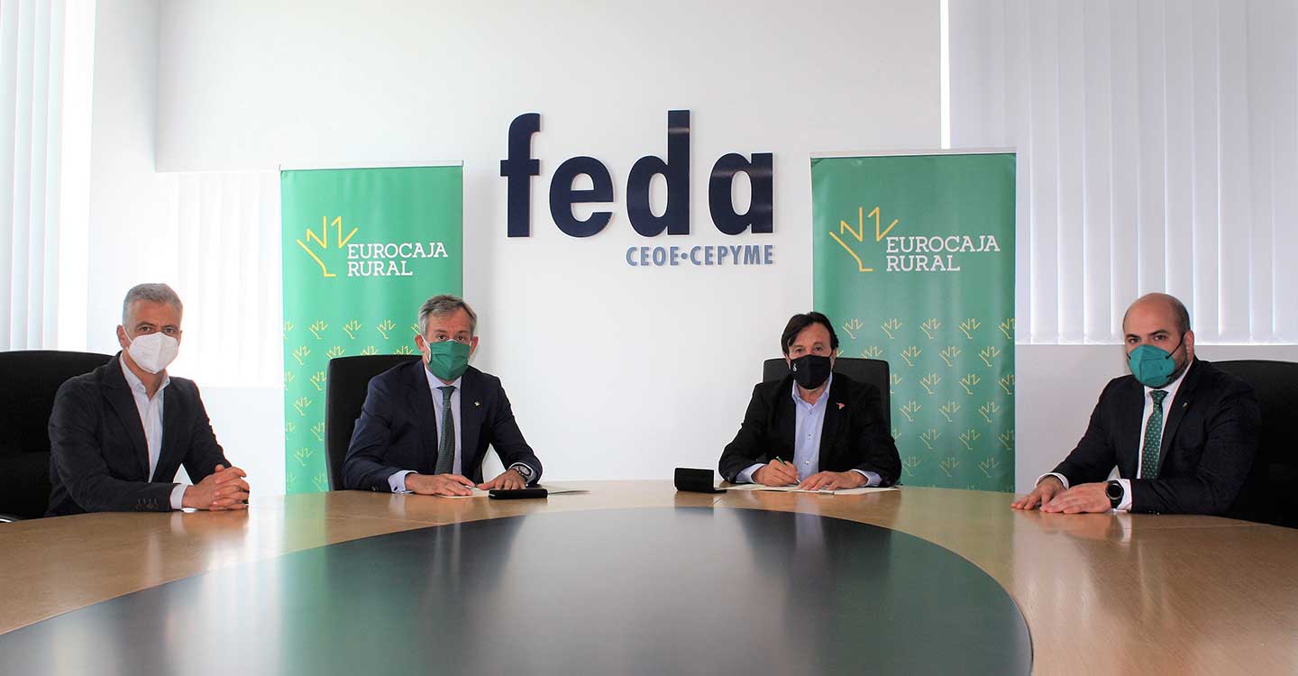 Eurocaja Rural y FEDA reafirman su alianza respaldando proyectos empresariales para incentivar la actividad económica