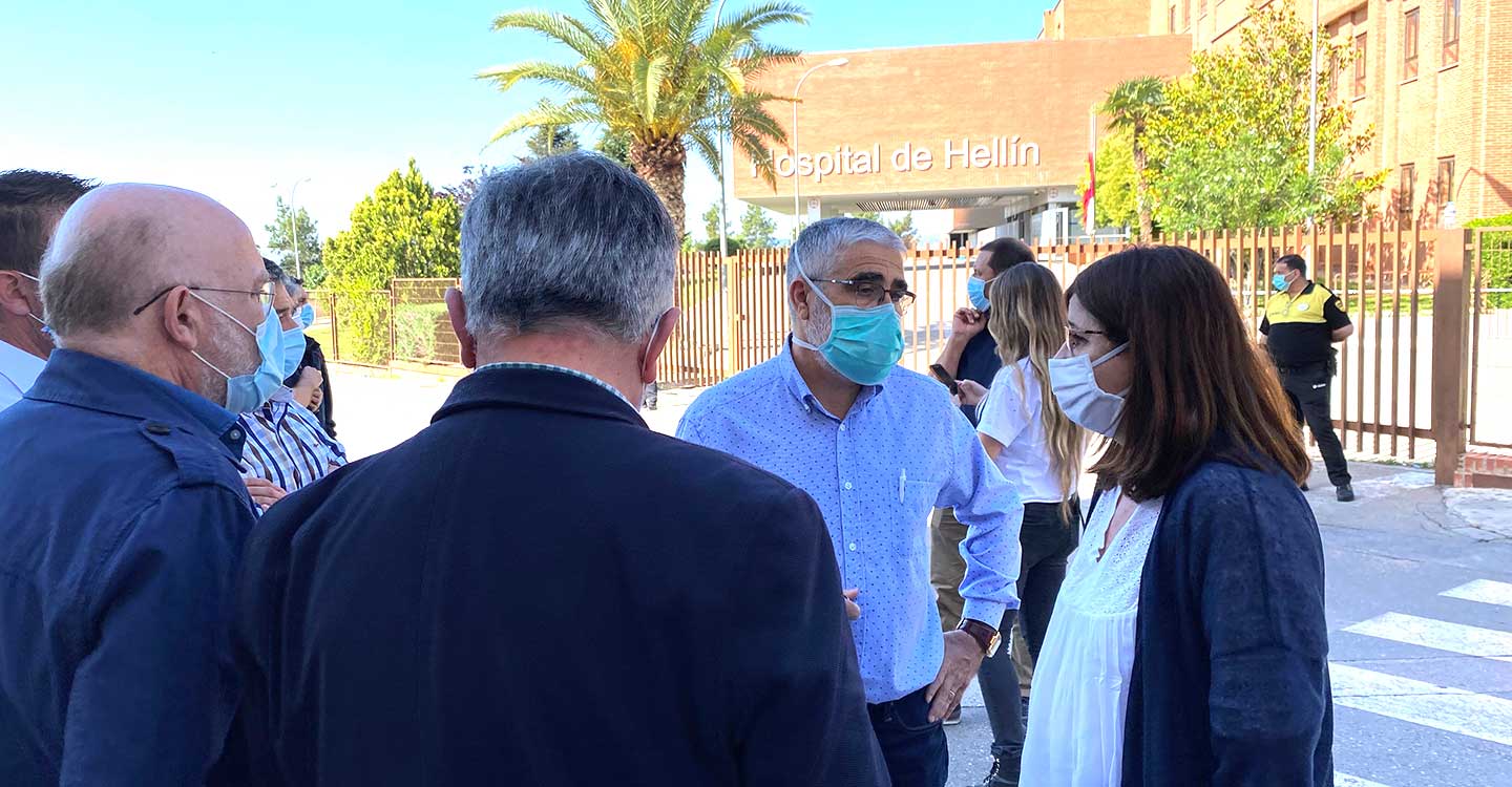 El Gobierno de Castilla-La Mancha garantiza la atención sanitaria a los ciudadanos de la GAI de Hellín tras el incendio declarado ayer en el Hospital 