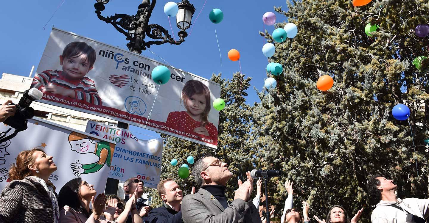 El Gobierno de Castilla-La Mancha muestra su apoyo a las niñas y niños con cáncer y a sus familias en los actos organizados por AFANION