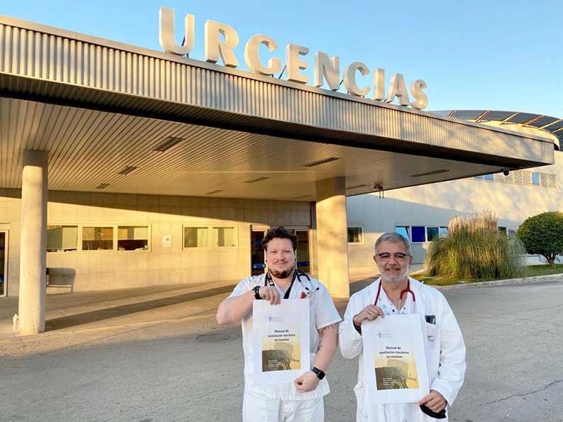 Profesionales sanitarios del Hospital de Villarrobledo participan en la elaboración de un manual de ventilación mecánica no invasiva