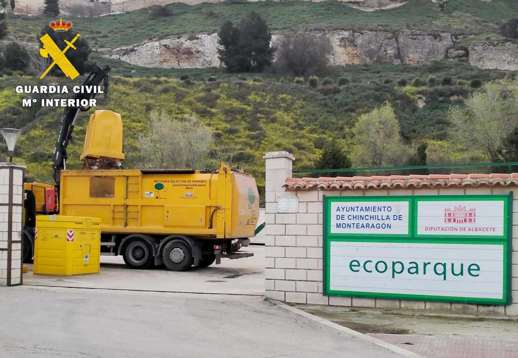 La Guardia Civil de Albacete detiene a una persona por sustraer residuos eléctricos de un ecoparque