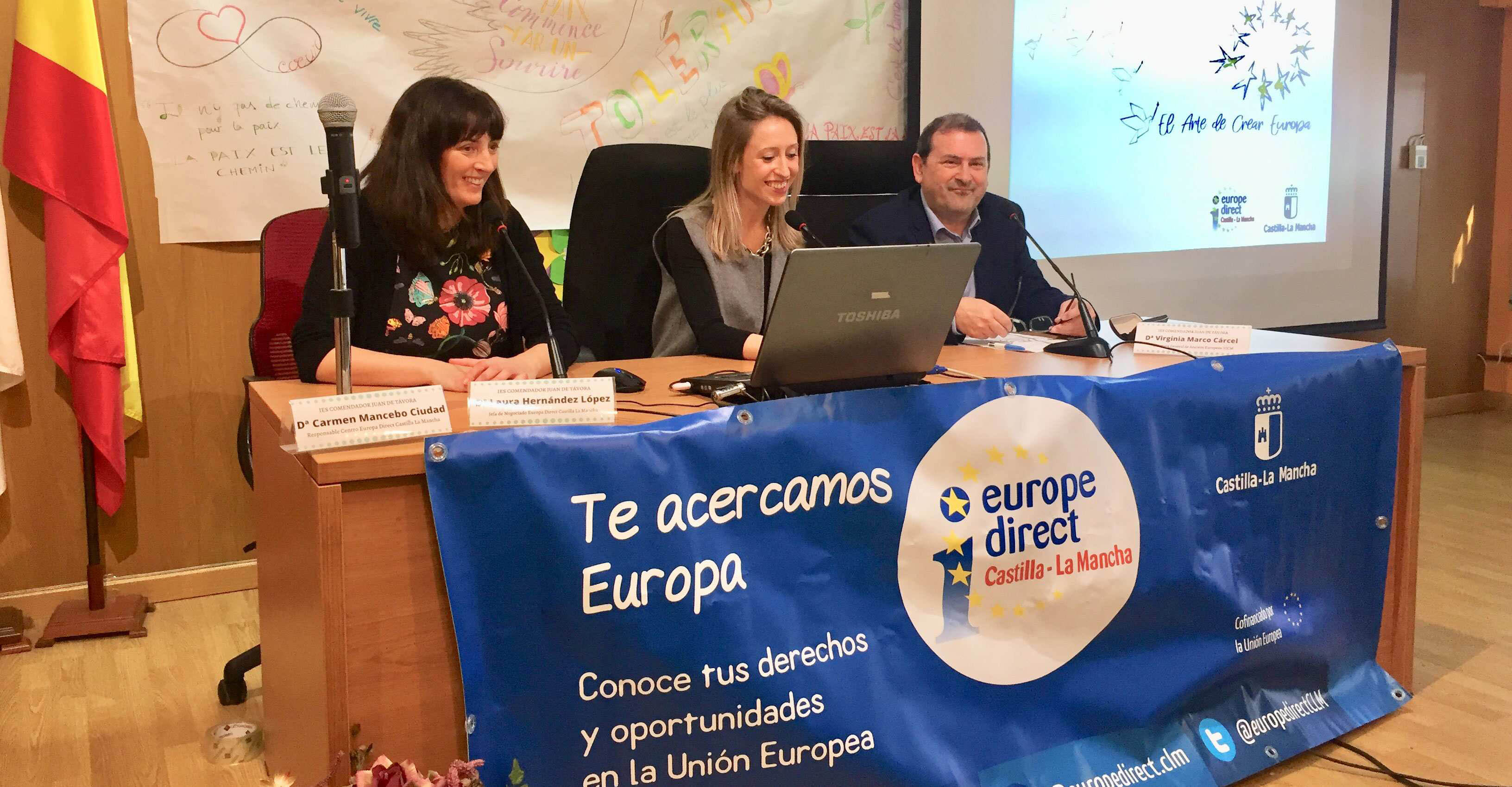 El Gobierno de Castilla-La Mancha acerca “el arte de crear Europa” a las aulas de la región