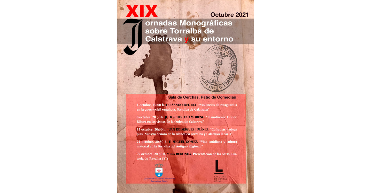 En octubre vuelven las ‘Jornadas monográficas sobre Torralba de Calatrava y su entorno’