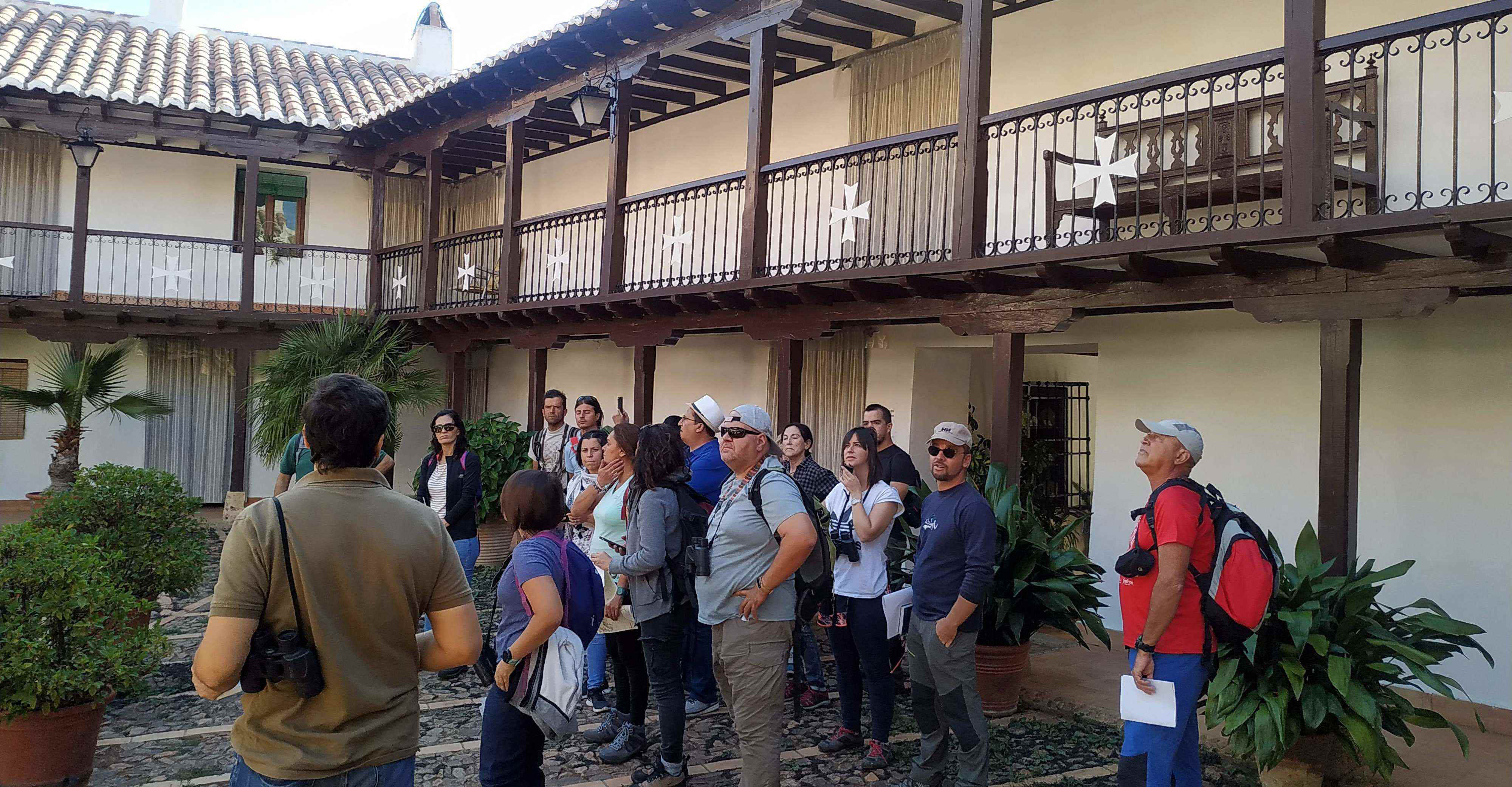 Visita de los alumnos participantes en el Curso de Guía-Intérprete en Parques Nacionales a Villarrubia de los Ojos