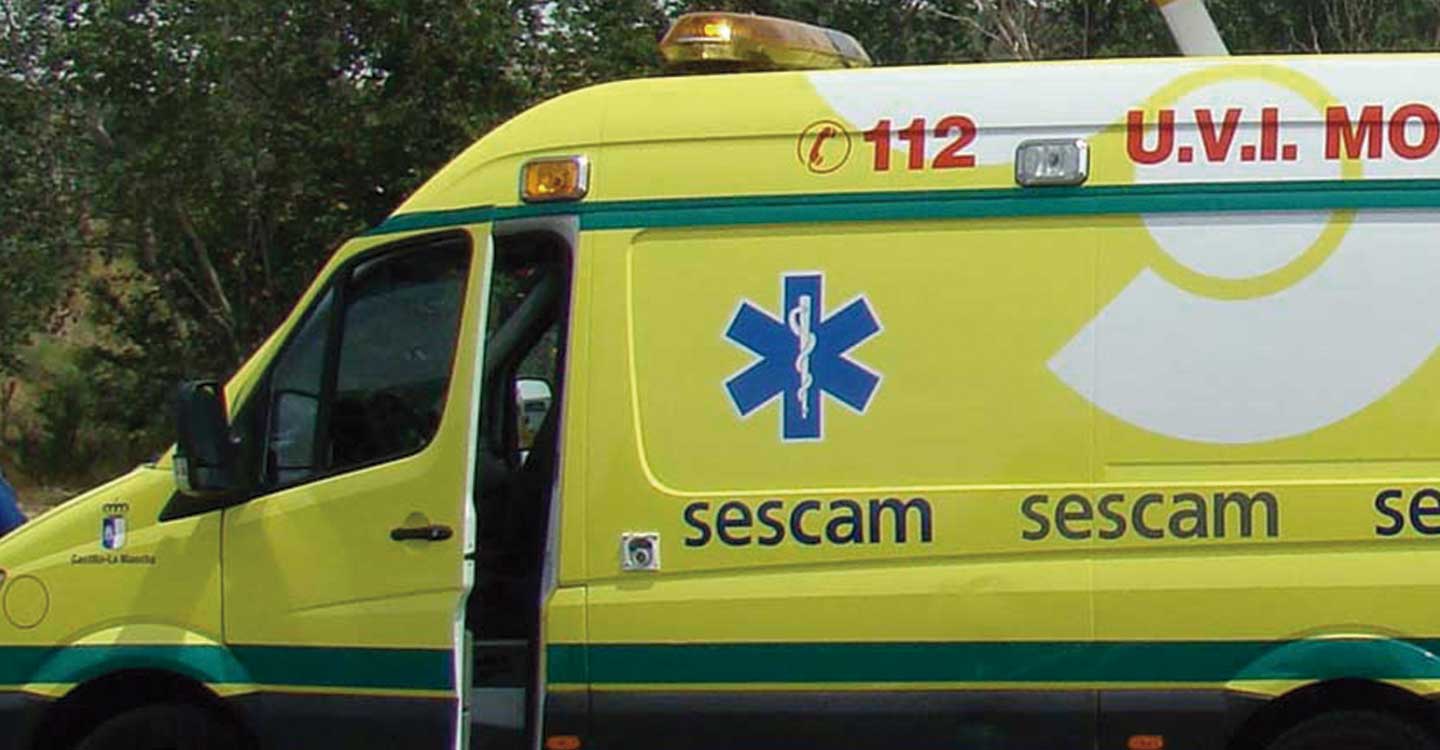 La Guardia Civil investiga al conductor de una ambulancia por un delito de homicidio imprudente en accidente de circulación