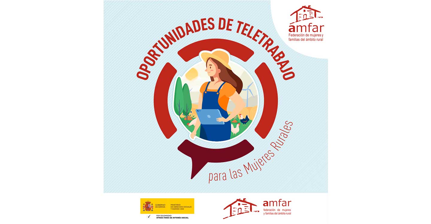 AMFAR celebra la gran respuesta de las mujeres rurales a su programa de Teletrabajo 
