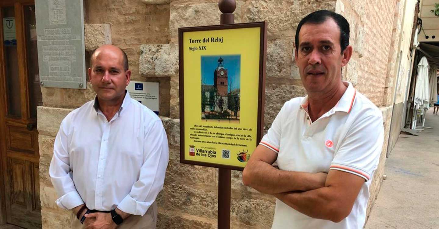 Villarrubia de los Ojos instala una decena de señales turísticas más para dar a conocer sus edificios y lugares más emblemáticos

