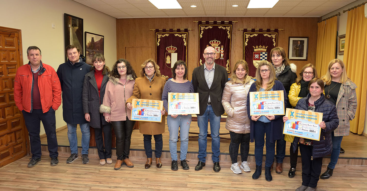 Entregados los 1.600 euros en premios de la X Campaña de Promoción del Pequeño Comercio 