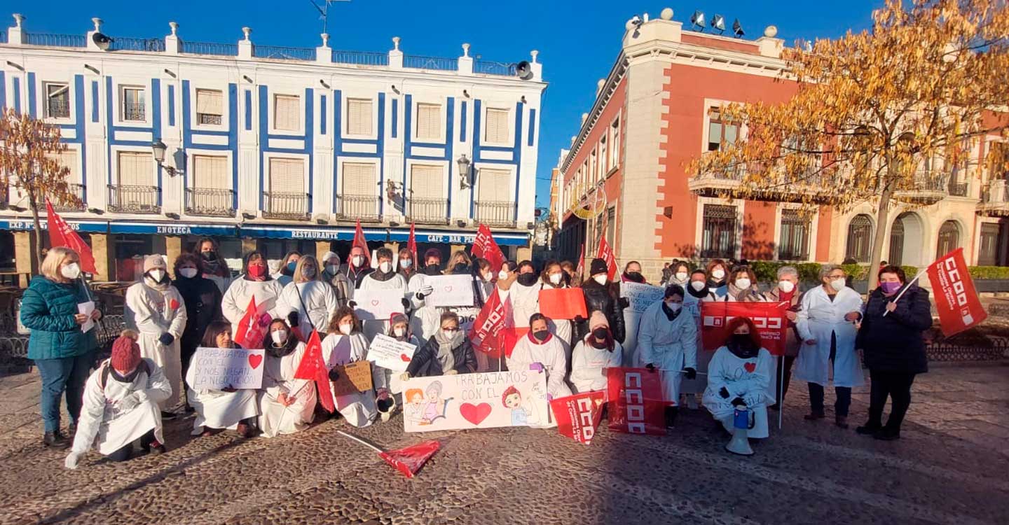 Las trabajadoras de Ayuda a Domicilio de Ciudad Real concluyen mañana el primer ciclo de paros por su convenio colectivo