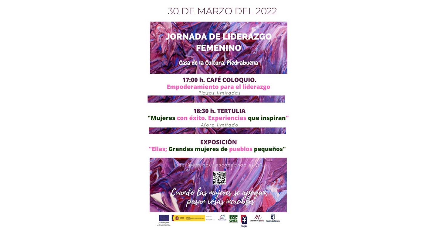 Entreparques organiza el 30 de marzo en Piedrabuena una jornada de empoderamiento y liderazgo femenino