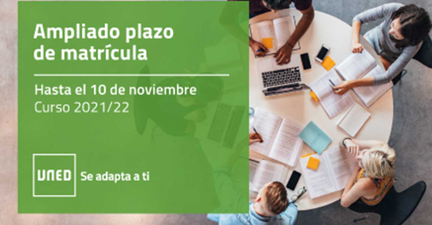  La UNED amplía el plazo de matrícula hasta el 10 de noviembre