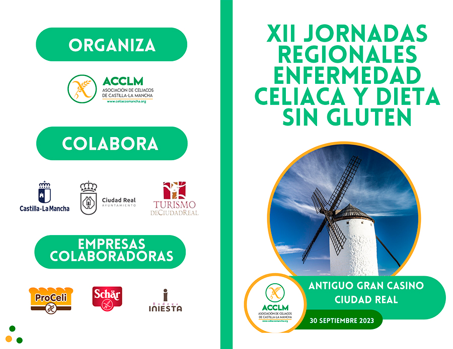 ACCLM elige Ciudad Real para la celebración de sus XII Jornadas Regionales sobre la Enfermedad Celiaca