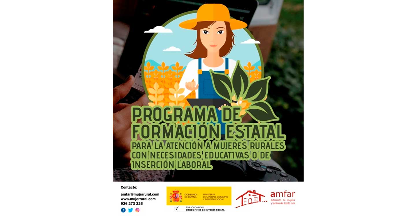 AMFAR recibe 600 solicitudes de mujeres rurales para tres cursos online 