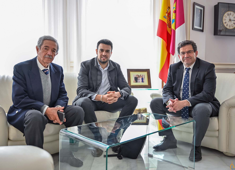  El presidente del aeropuerto pide en la Diputación de Ciudad Real respaldo institucional para lograr dos grandes proyectos 