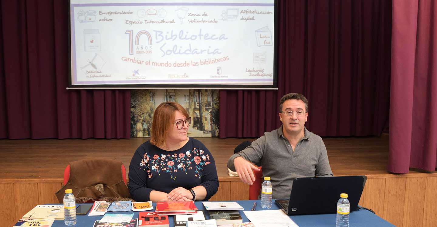 Argamasilla de Alba acoge una jornada informativa sobre el Programa Biblioteca Solidaria