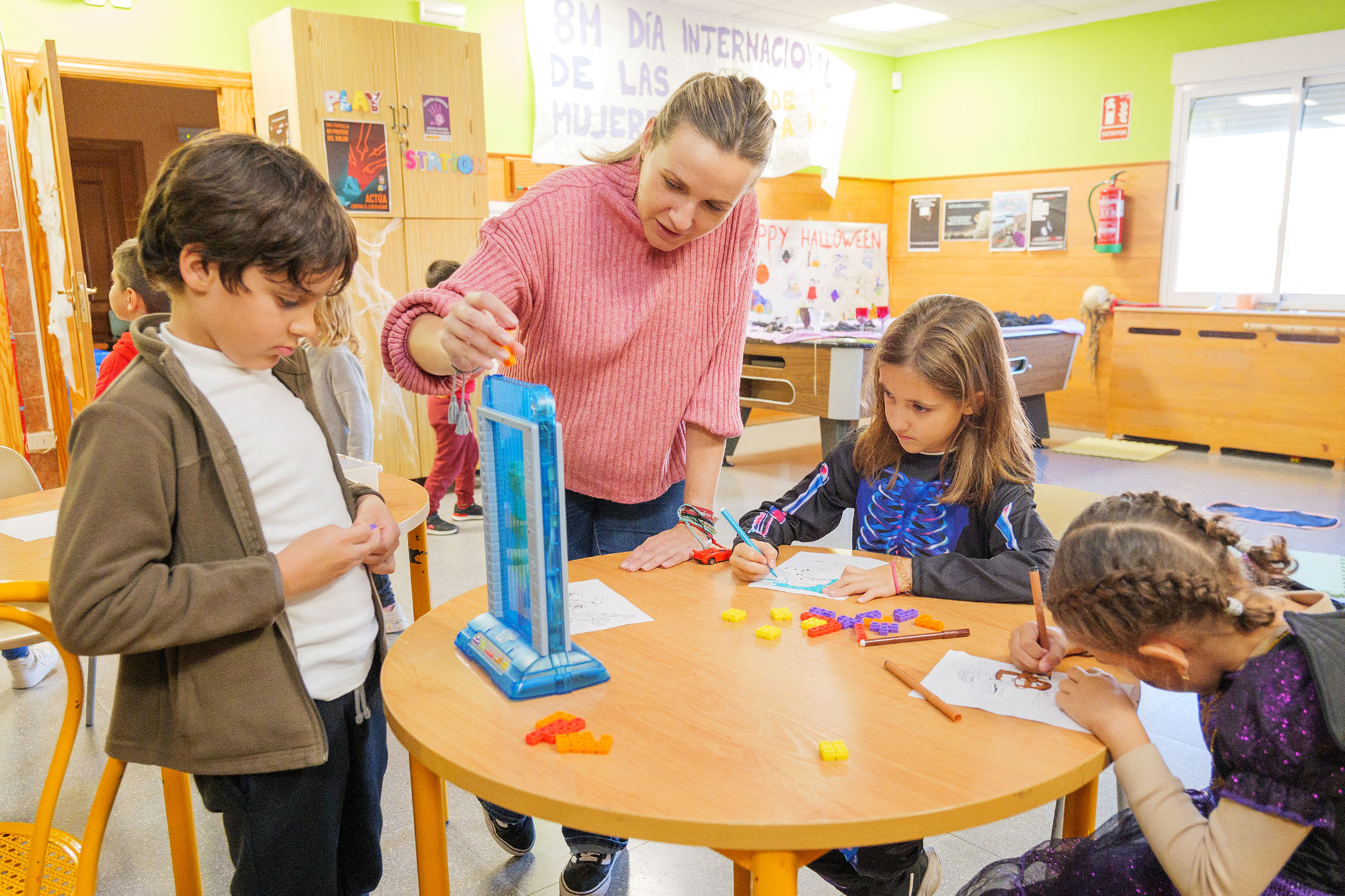 Más de sesenta niños y niñas participan en las Aulas Corresponsables de Argamasilla de Alba