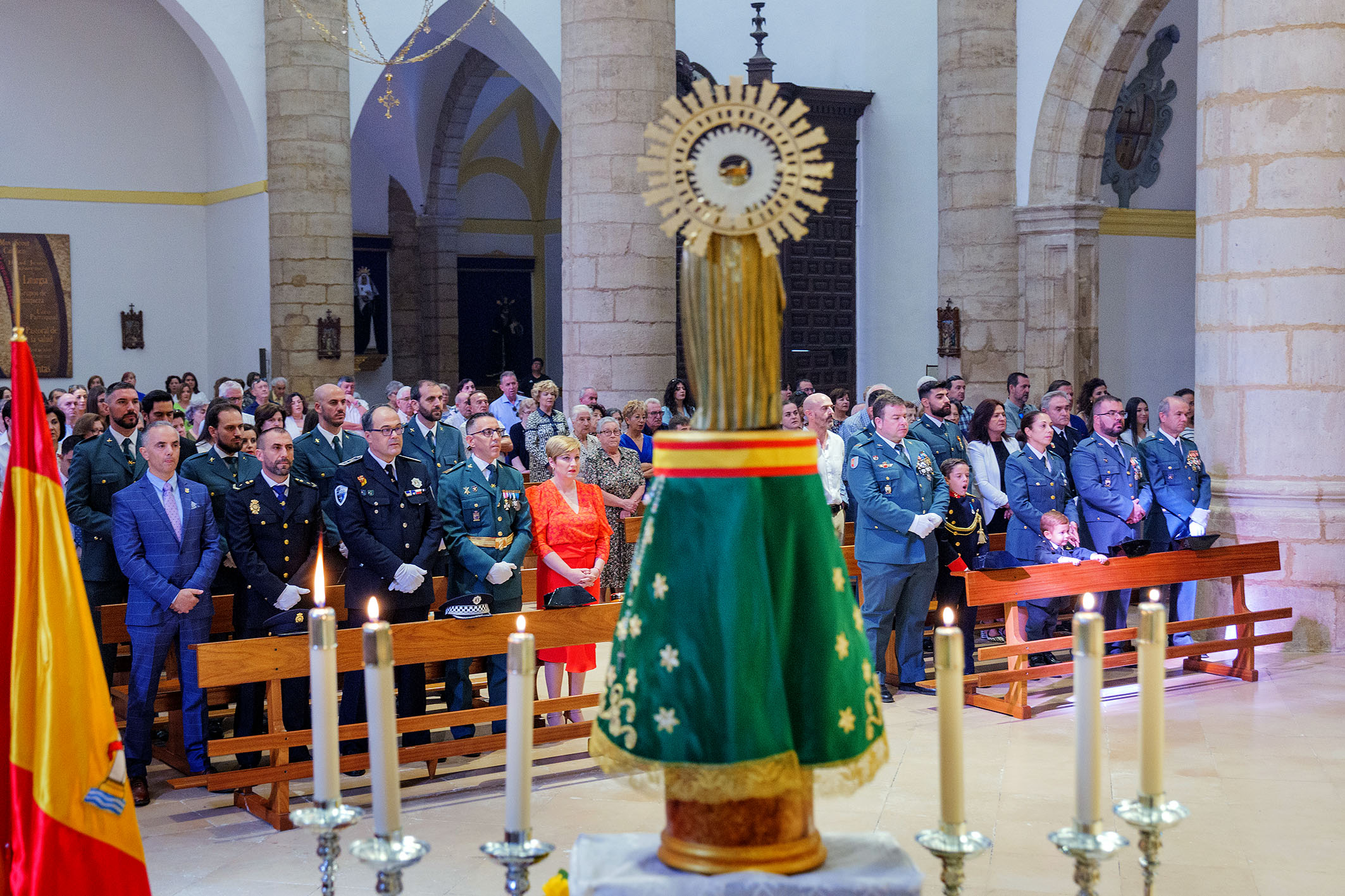 Argamasilla de Alba conmemora la Fiesta Nacional y la Virgen del Pilar