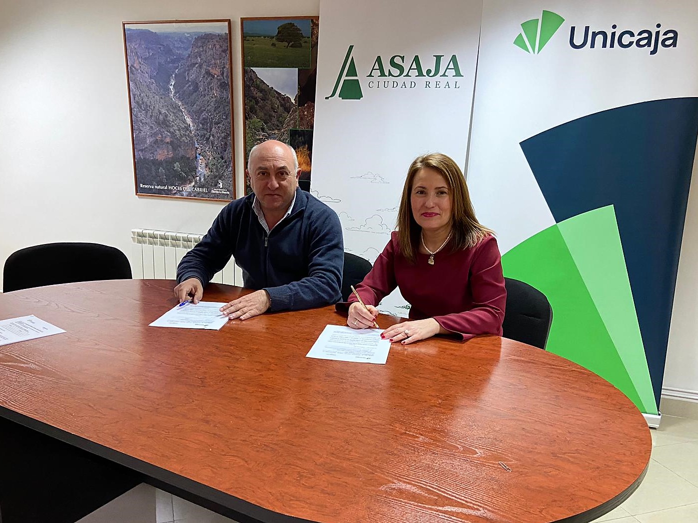 ASAJA Ciudad Real y Unicaja colaboran para facilitar a los agricultores los trámites de la PAC 