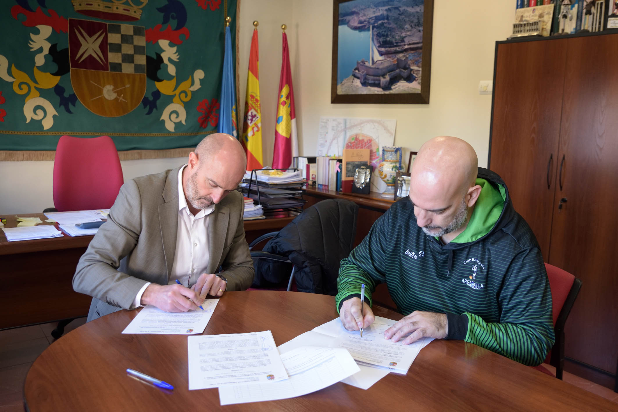 El Ayuntamiento de Argamasilla de Alba y el CB Argamasilla renuevan el convenio de colaboración