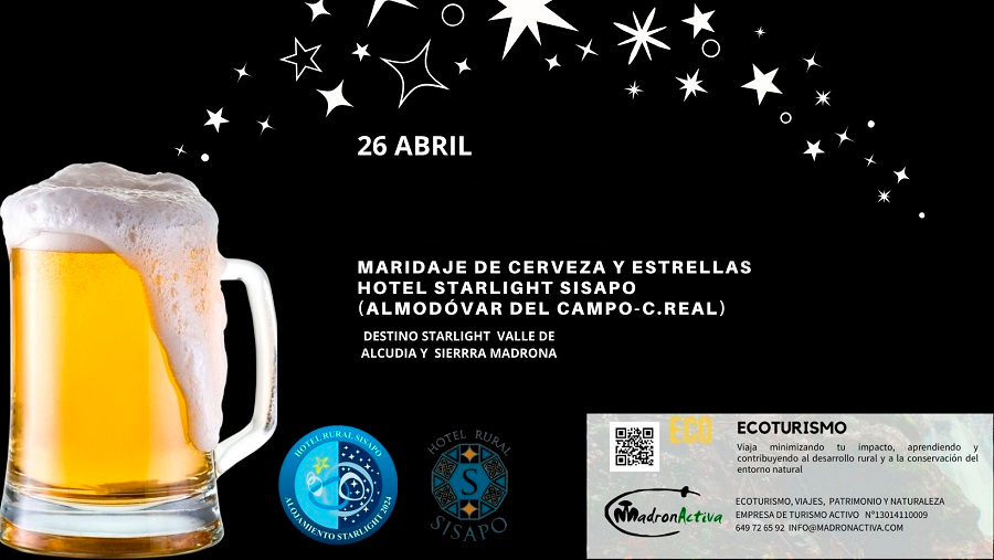 “Birra Láctea”, un maridaje de Astroturismo con Cerveza en Almodóvar del Campo