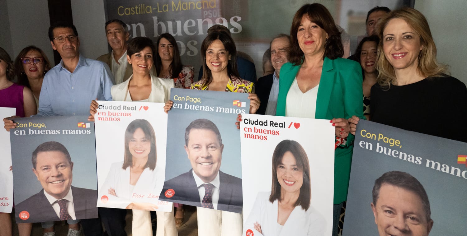 Caballero pide el voto para el PSOE con el objetivo de consolidar el progreso social y el desarrollo económico de la provincia y de Castilla-La Mancha