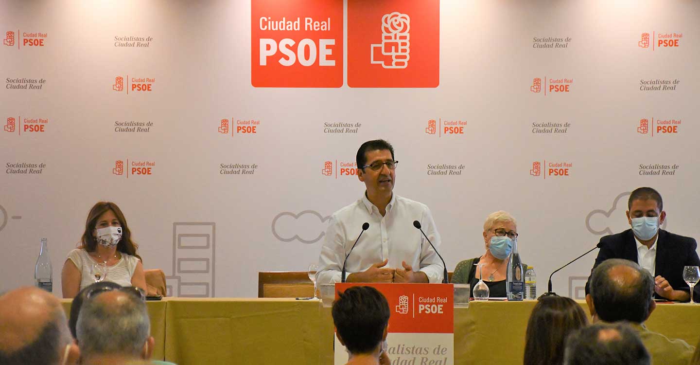 José Manuel Caballero presenta su candidatura para ser reelegido secretario provincial del PSOE
