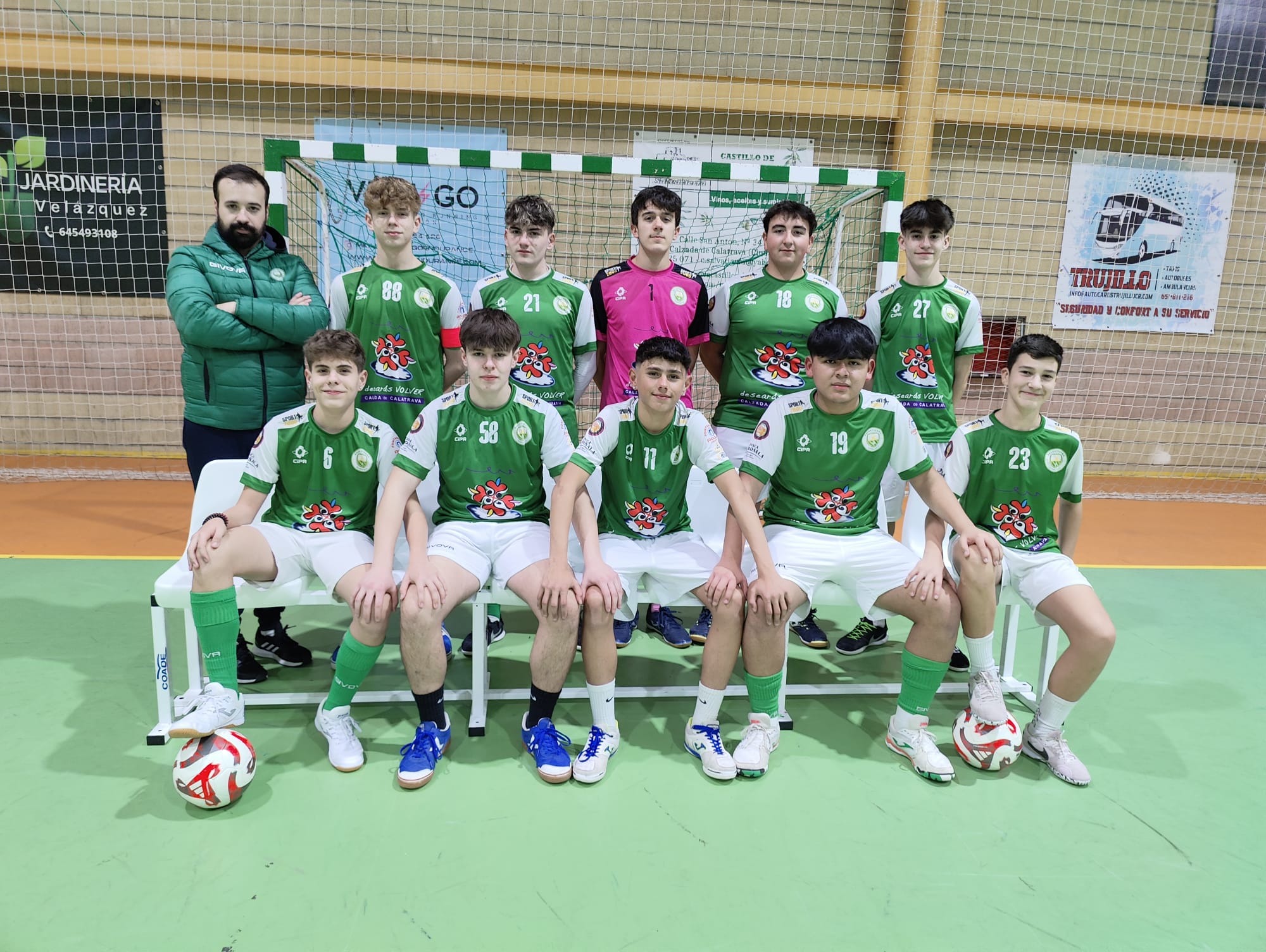 Calzada de Calatrava acoge este sábado la final provincial de fútbol sala cadete: el Salvatierra FS a por el ascenso regional