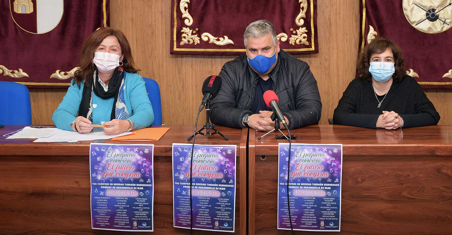 Noelia Serrano presenta la campaña navideña: ‘El pequeño comercio. El futuro que compras’