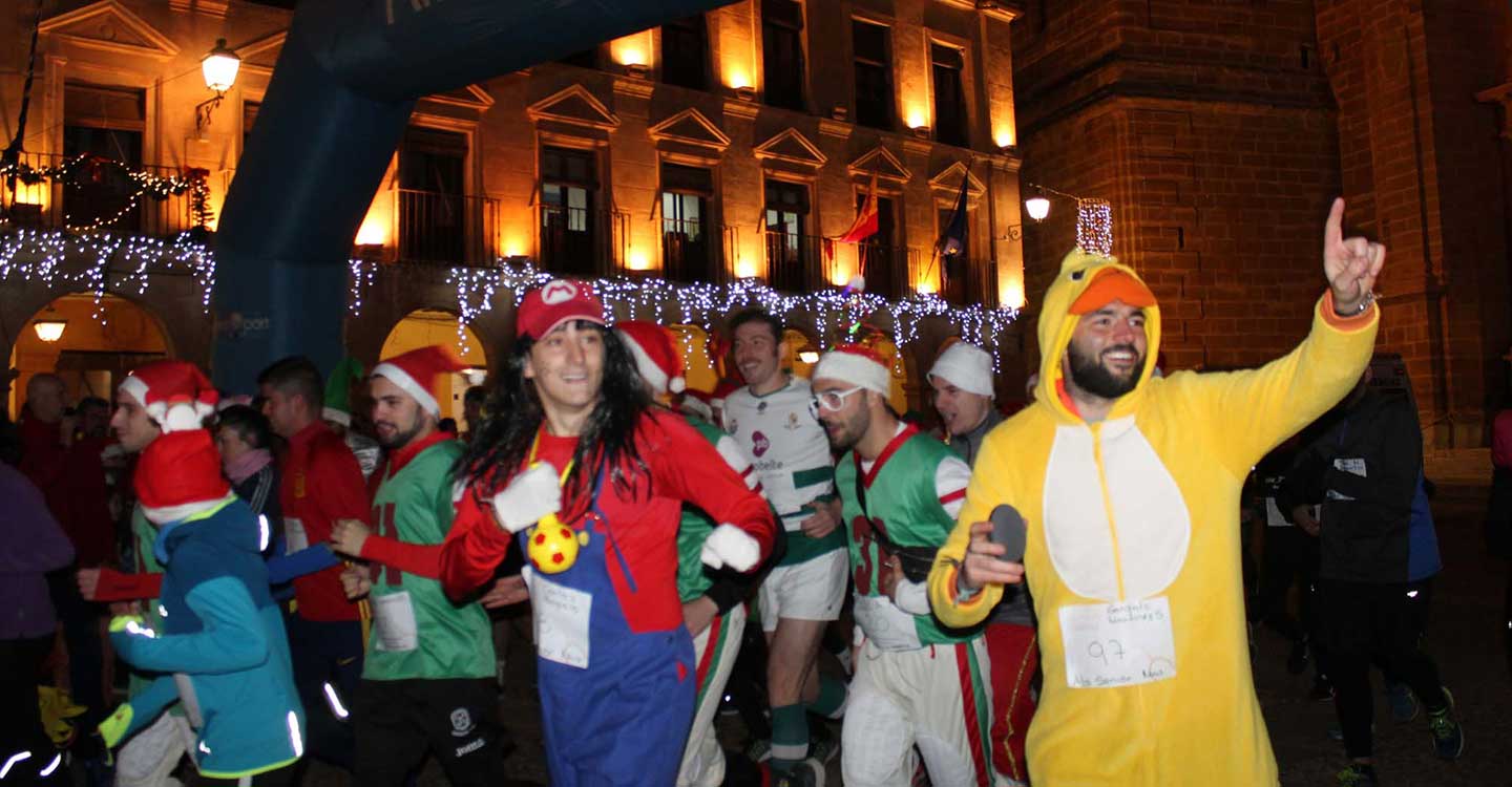 Récord de participación en la Carrera Solidaria Navideña San Sabino en Villanueva de los Infantes 