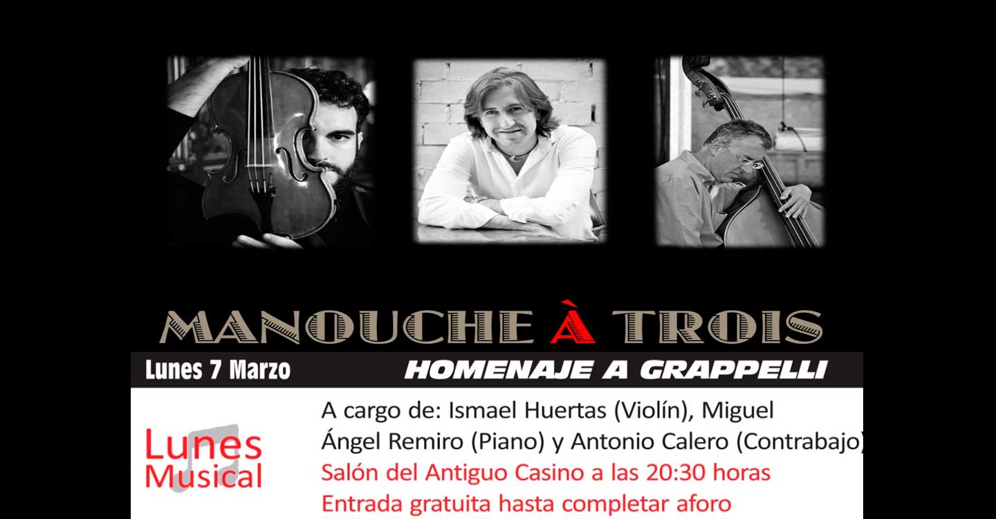 “Manouche À Trois” presenta: Homenaje a Grappelli