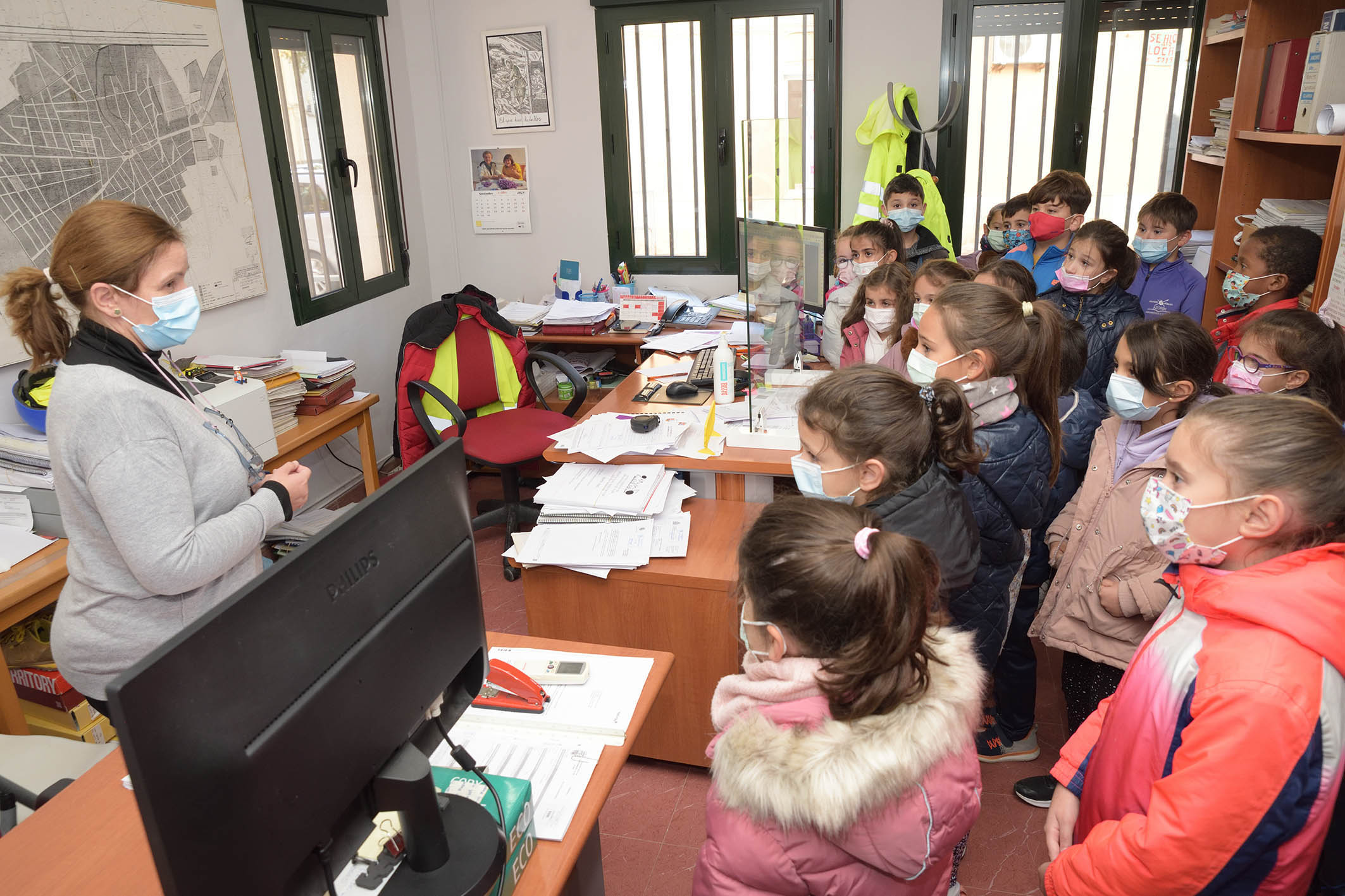 Centros Educativos visitan Ayto Argamasilla de Alba