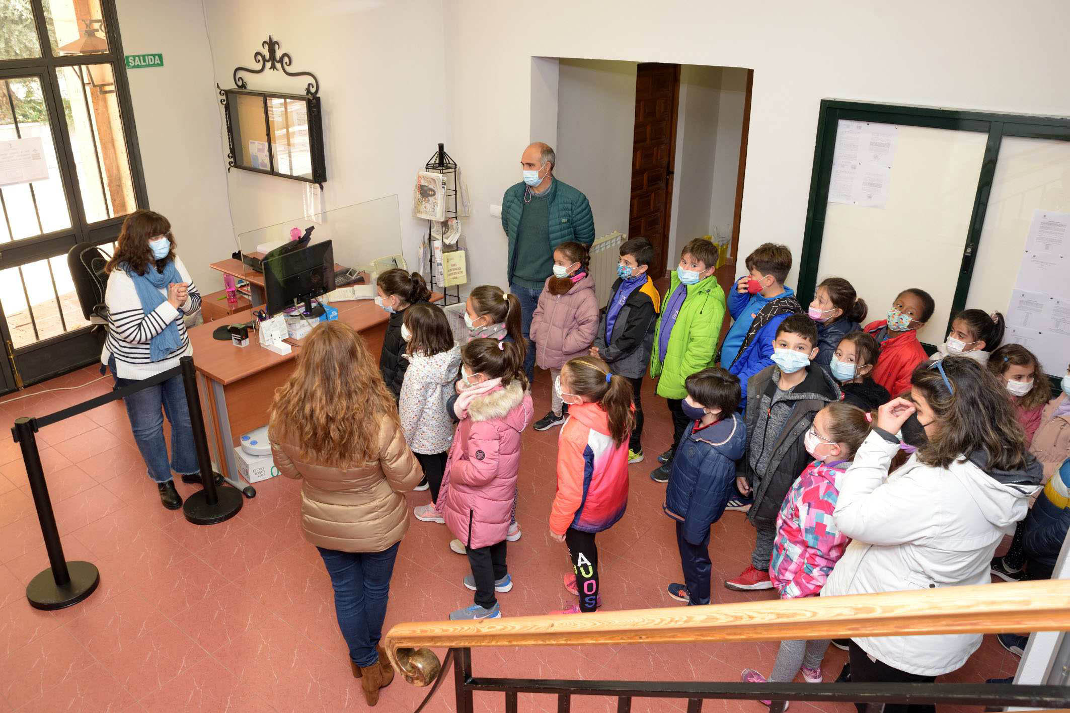 Centros Educativos visitan Ayto Argamasilla de Alba