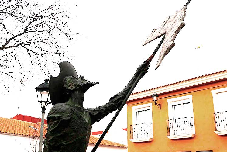 Cervantes Plaza de España Alcázar de San Juan