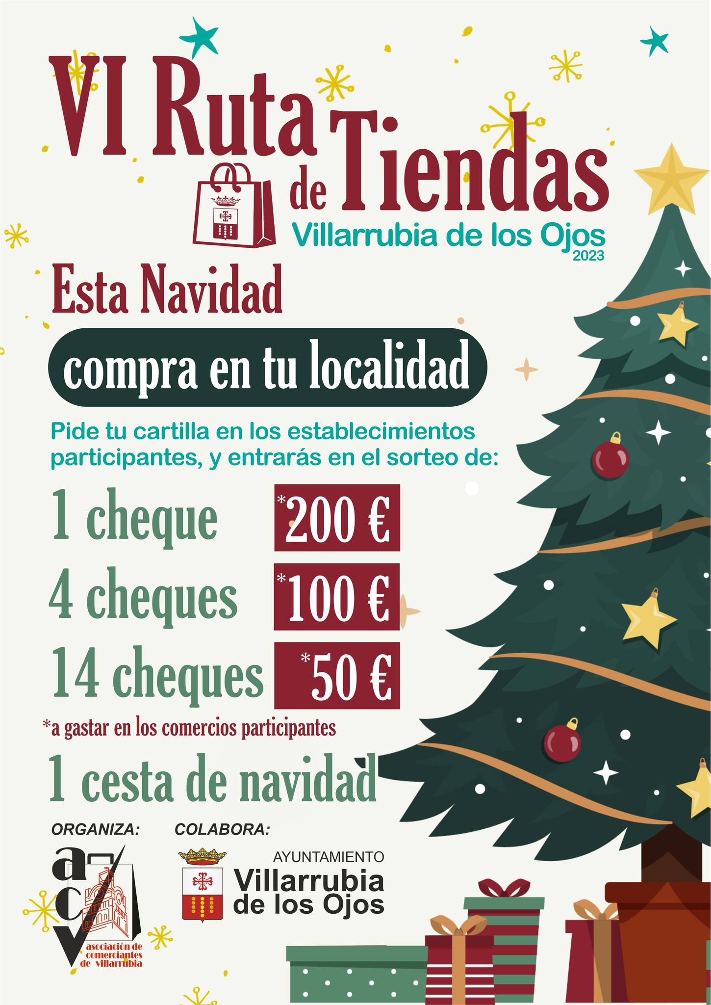 Esta Navidad compra en la 6ª Ruta de Tiendas de Villarrubia de los Ojos