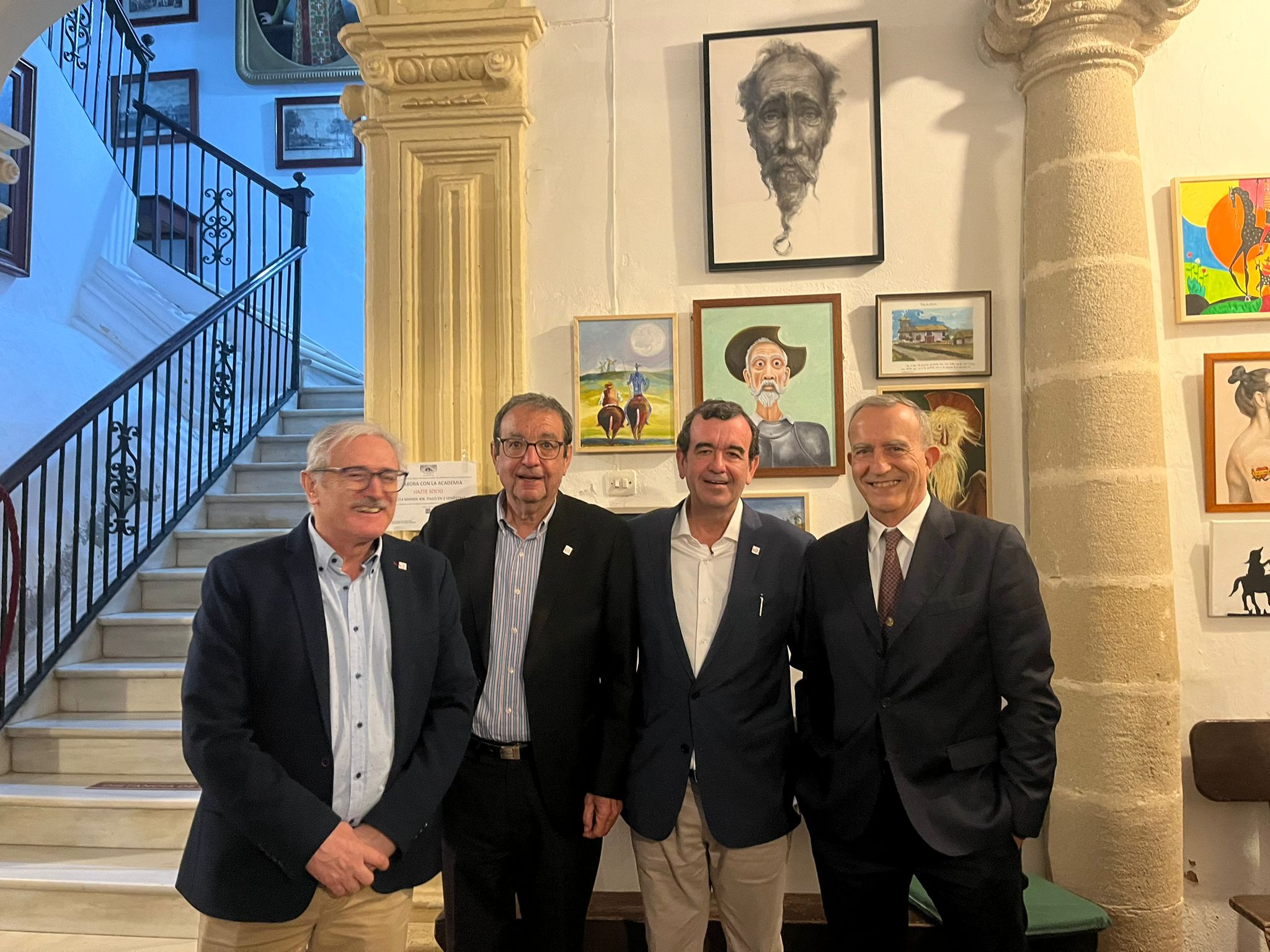  Brillante ciclo de conferencias impartidas por representantes de la Sociedad Cervantina de Alcázar de San Juan, en la Academia de Bellas Artes Santa Cecilia de El Puerto de Santa María 