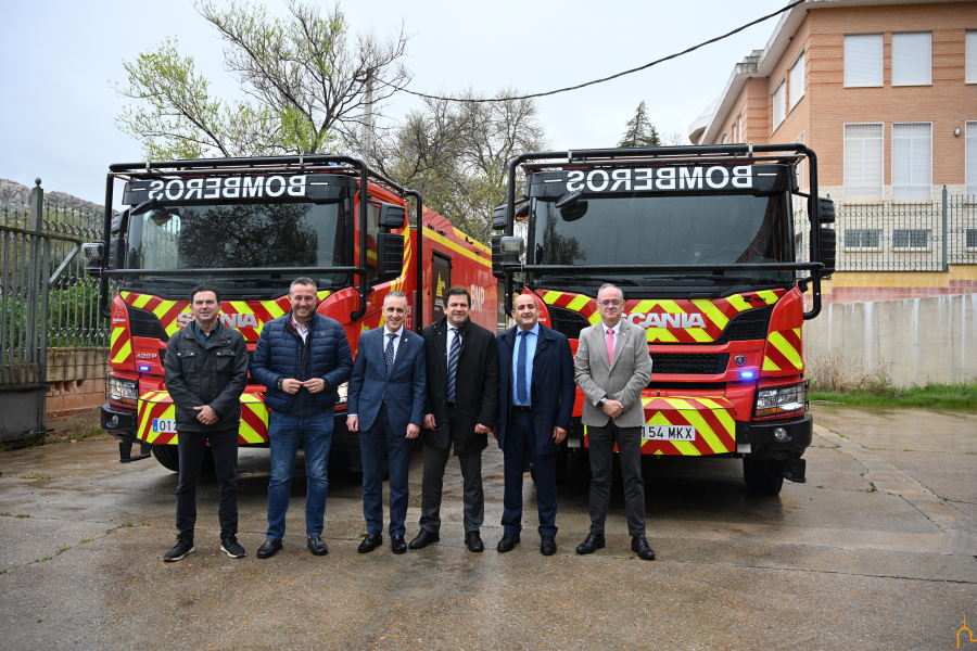  El Consorcio del SCIS incorpora a su flota dos bombas nodrizas pesadas en Puertollano y Ciudad Real 