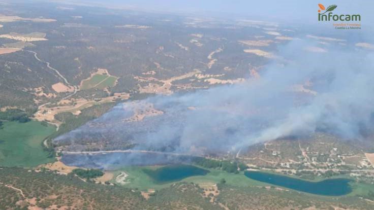 Infocam da por controlado el incendio de Ruidera