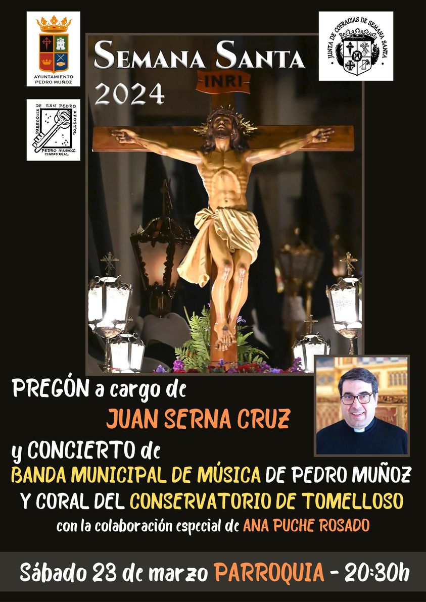 La Coral del Conservatorio de Música de Tomelloso actuará en la inauguración de la Semana Santa de Pedro Muñoz cuyo pregonero será Juan Serna Cruz