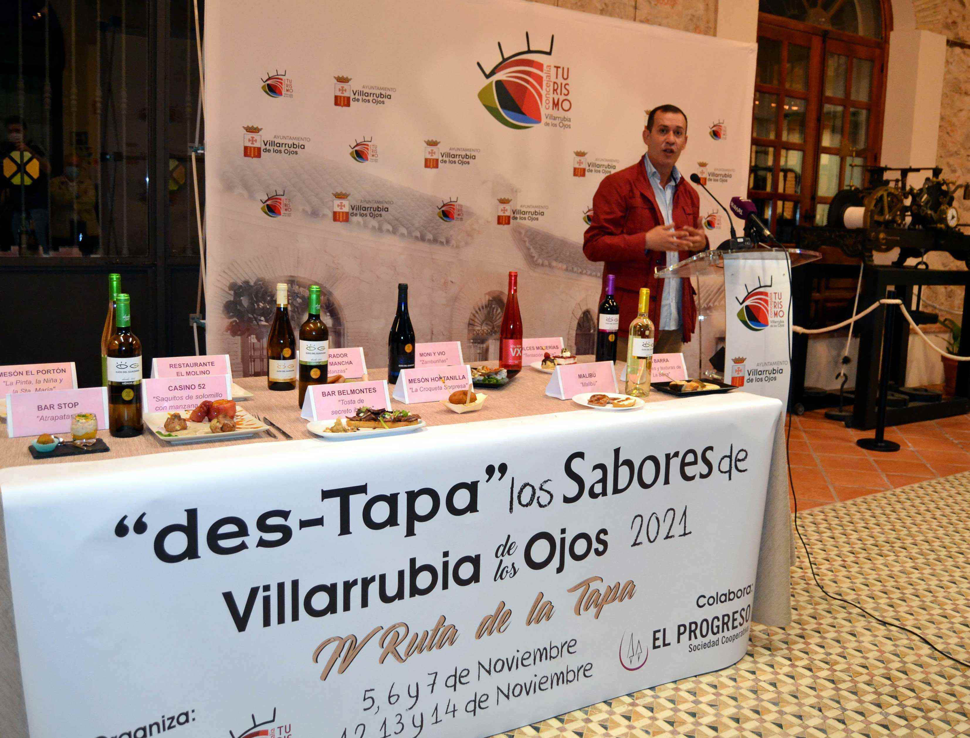 Cerca de 14.000 tapas se repartieron en la 4ª Ruta de la Tapa “Des-tapa los sabores de Villarrubia de los Ojos” 