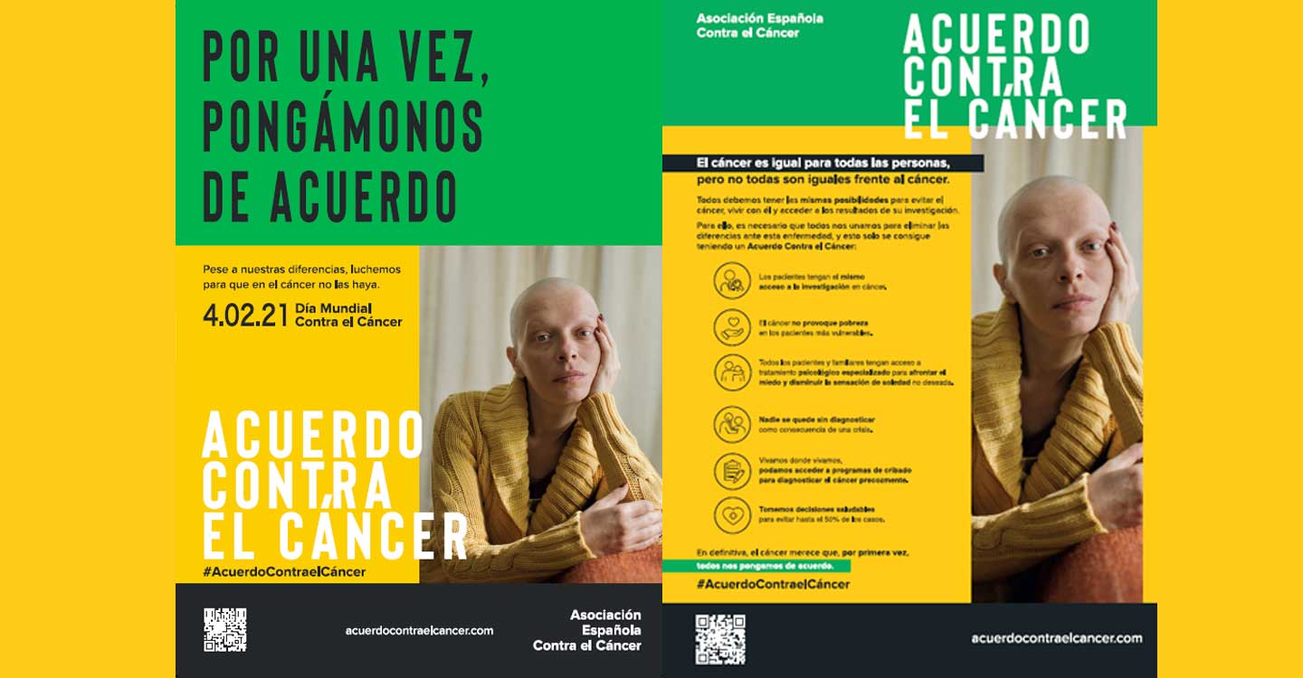 La AECC pide un gran Acuerdo Contra el Cáncer 