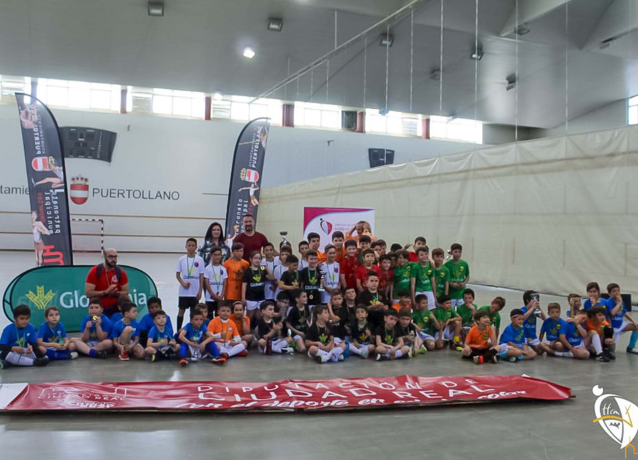  La Diputación de Ciudad Real muestra su apoyo al deporte en edades tempranas en la clausura de la Liga Globalcaja Benjamín y Prebenjamín de Fútbol-Sala 