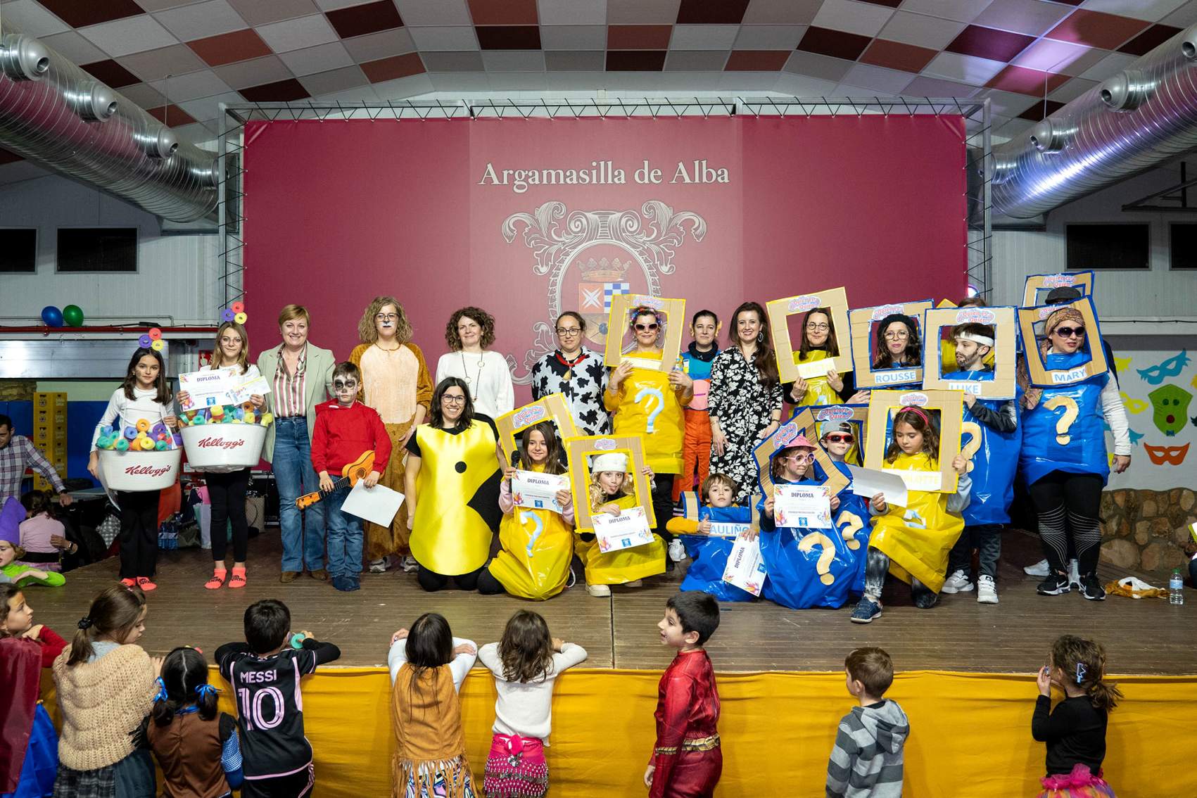 Más de 150 niños y niñas disfrutaron de la Fiesta de Disfraces Infantil del Carnaval de Argamasilla de Alba