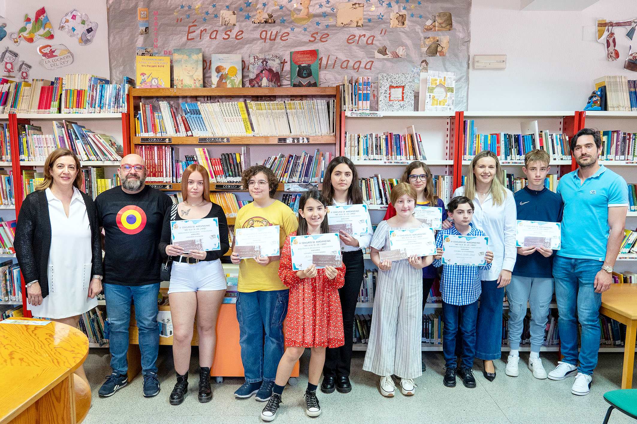 Entregados los premios del concurso de marcapáginas ‘Más allá de los libros’